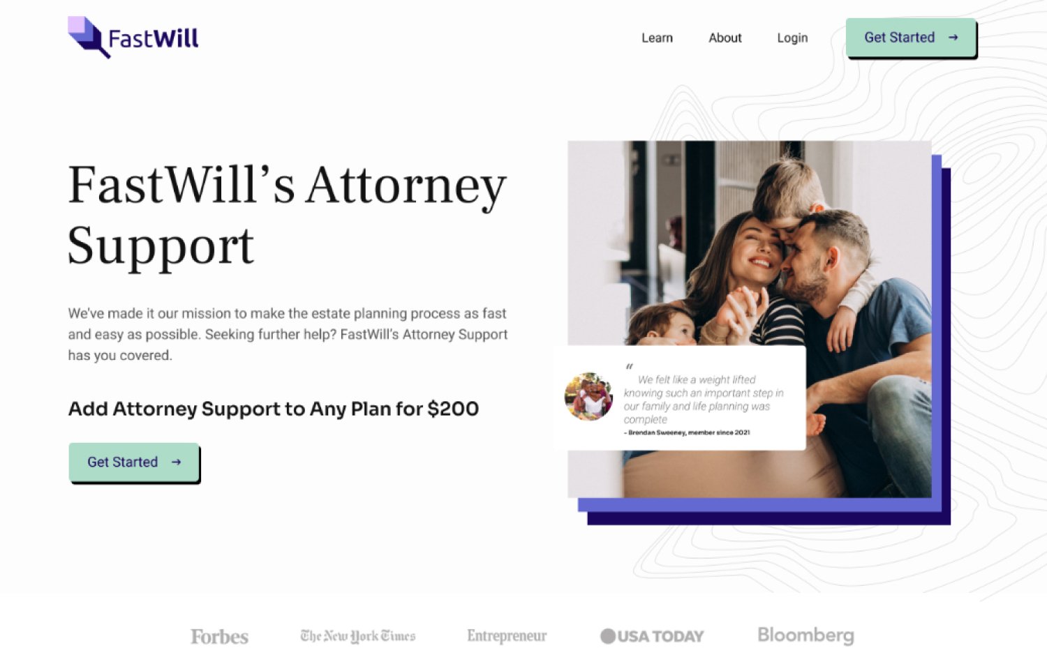 Fast will 2 Website Design Inspirations