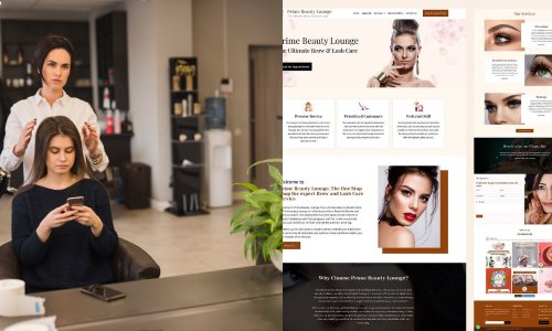 Salon web design