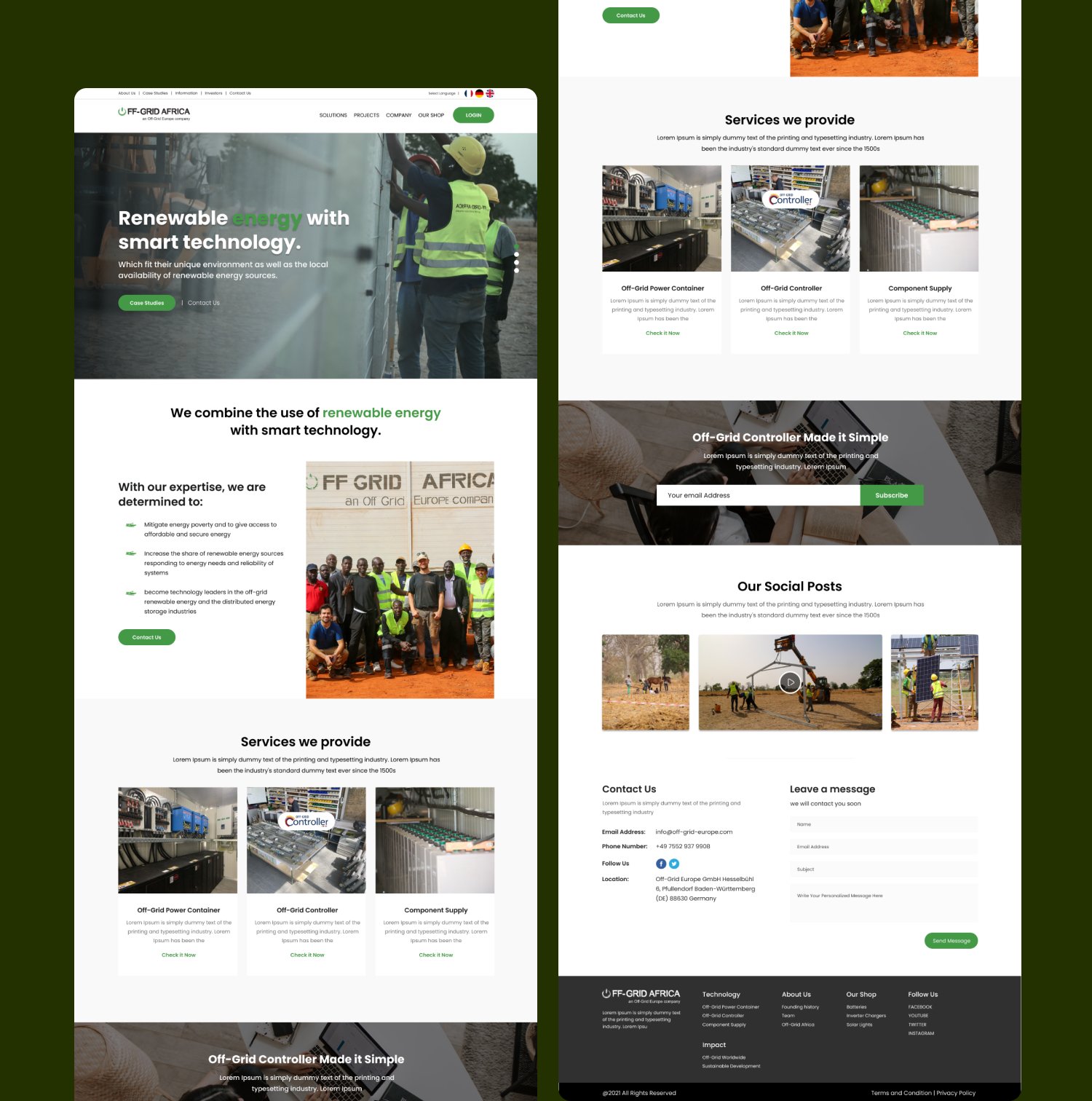 Off Grid Europe 1 Website designs 4