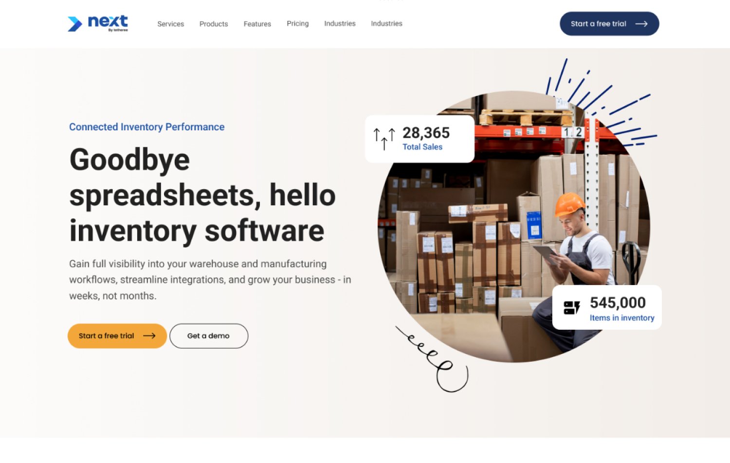 Next by Tetheree 2 Website designs
