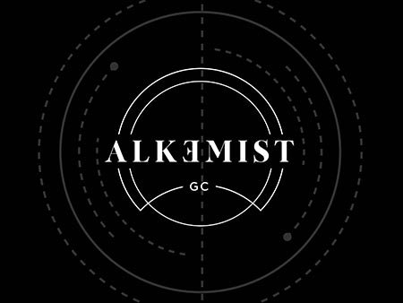 alkemist coffee logo design