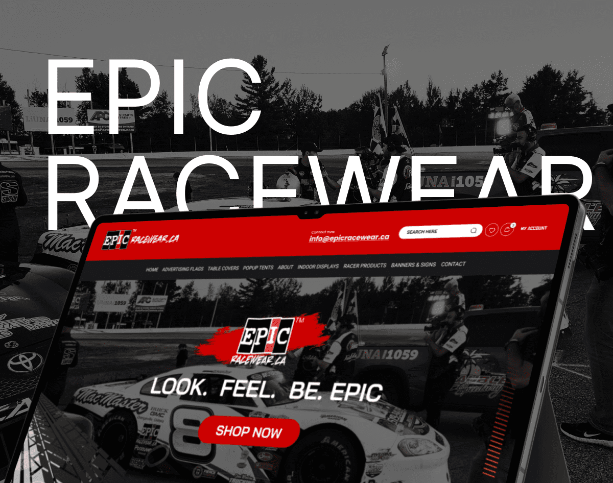 Home 21 epic racewear canadian sports website portfolio image