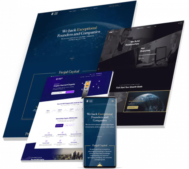 Financial Advisor Website Design Portfolio Item - Ovexbee