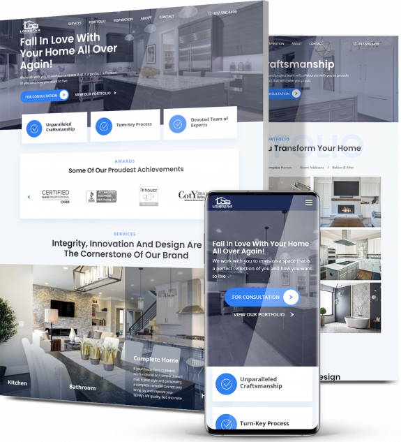 Construction website design company